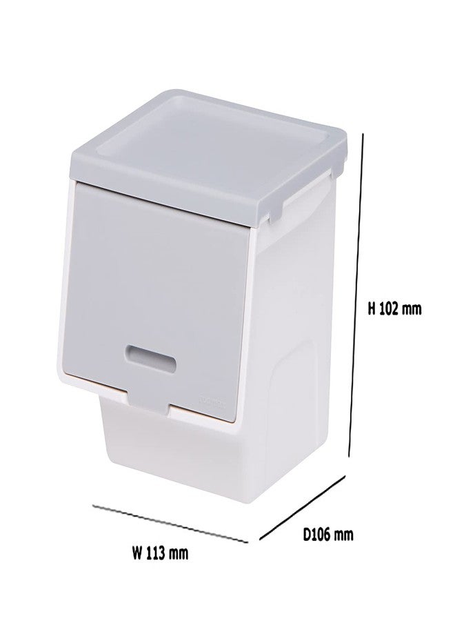 Litem Roomax Mini |Cool Grey Small & Cute Size Stackable Desk Organiser Storage Unit for Home Office Unique Design - Image 2